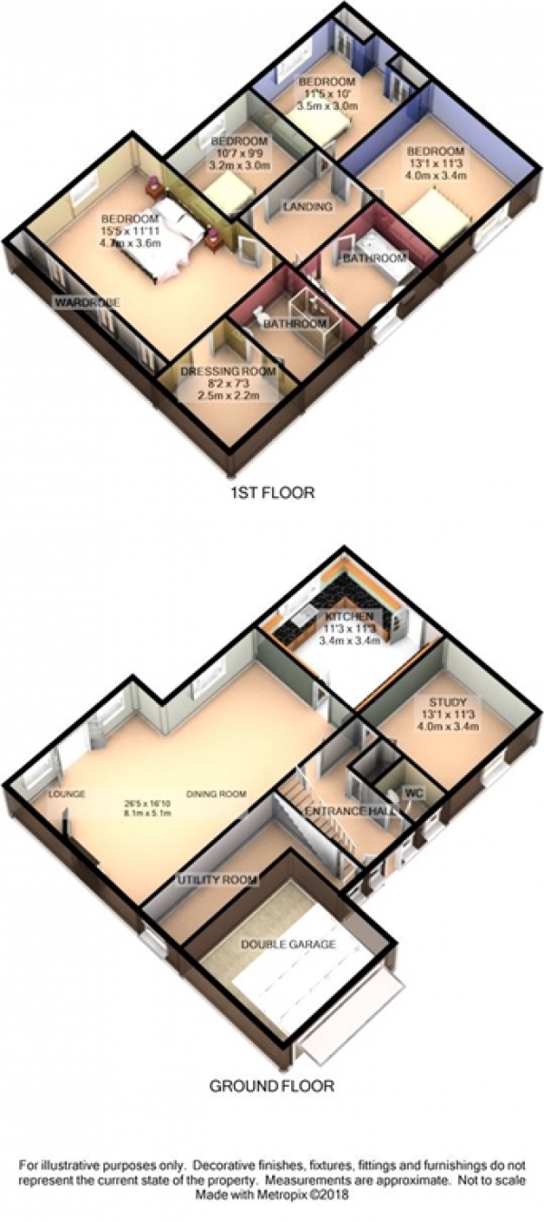 Floor Plan Image for 4 Bedroom Detached House for Sale in Brinksway, Lostock, BL1