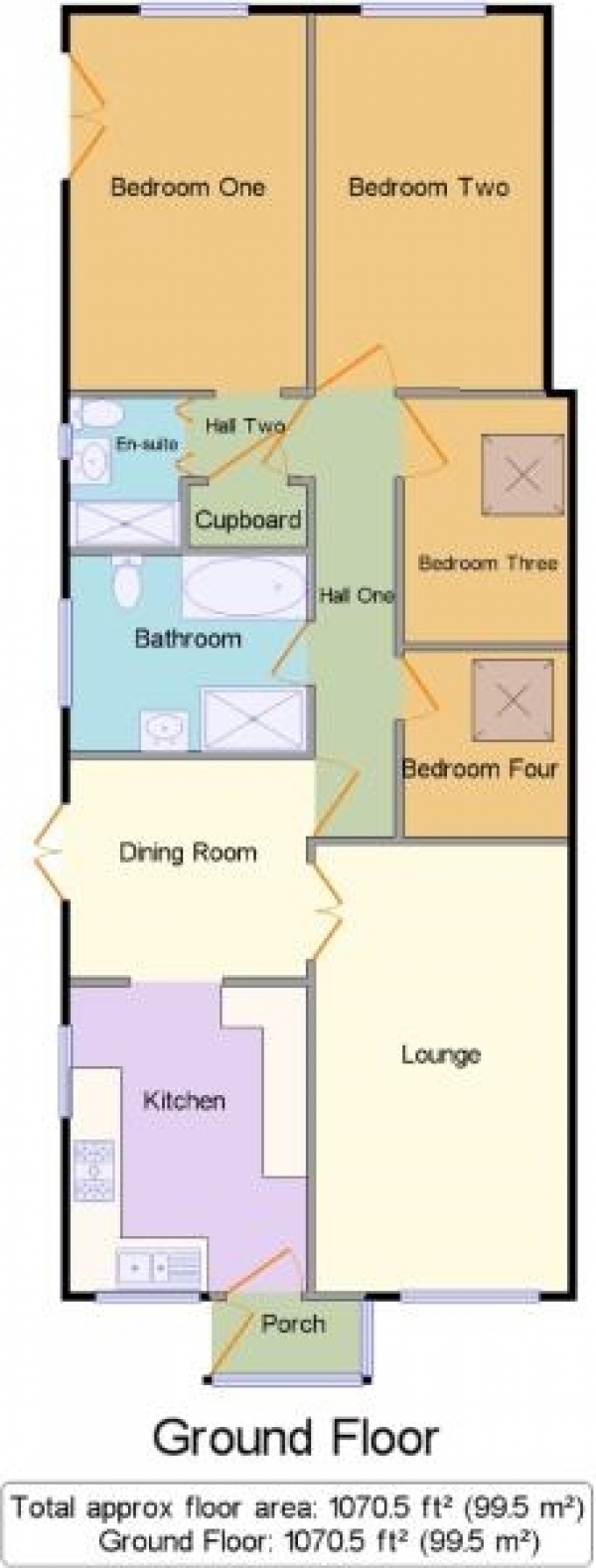 Floor Plan Image for 3 Bedroom Detached Bungalow for Sale in Green Meadows, Westhoughton, BL5