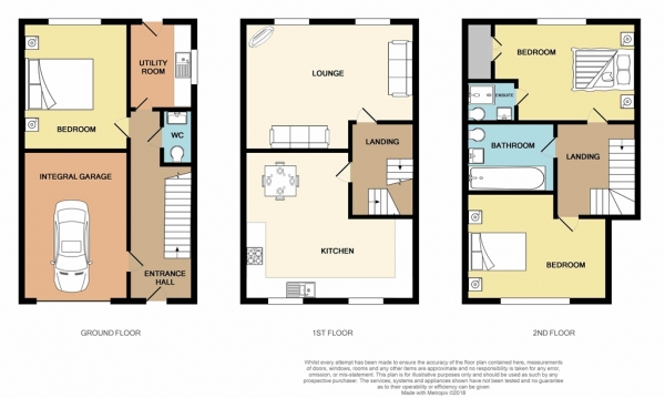 Floor Plan Image for 3 Bedroom Semi-Detached House for Sale in Madison Park, Westhoughton, BL5