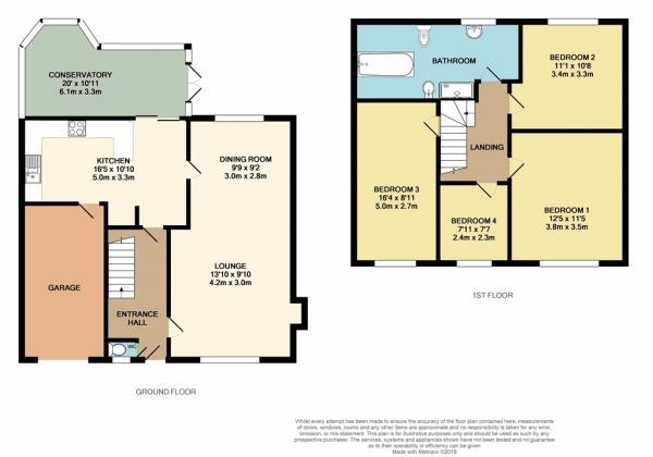 Floor Plan Image for 4 Bedroom Detached House for Sale in St James Street, Westhoughton, BL5