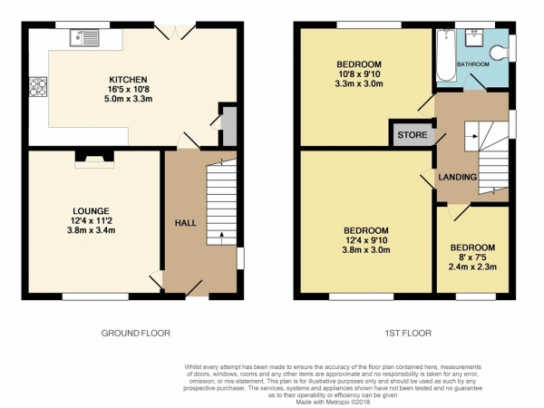 Floor Plan Image for 3 Bedroom Semi-Detached House for Sale in Ansdell Road, Horwich, BL6
