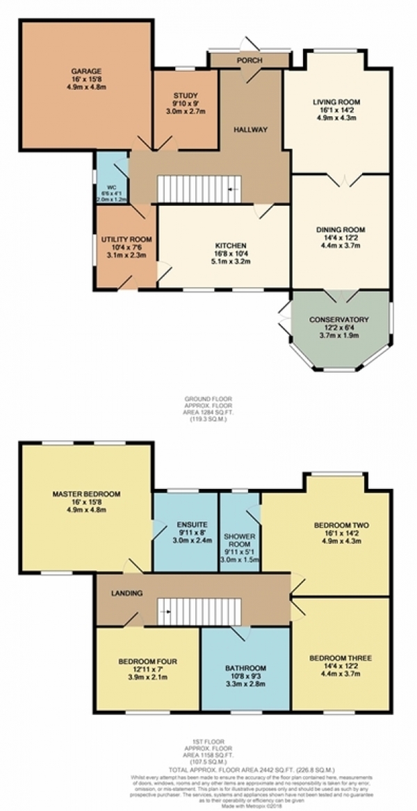 Floor Plan Image for 4 Bedroom Detached House for Sale in Welcome to Oxhill Farm