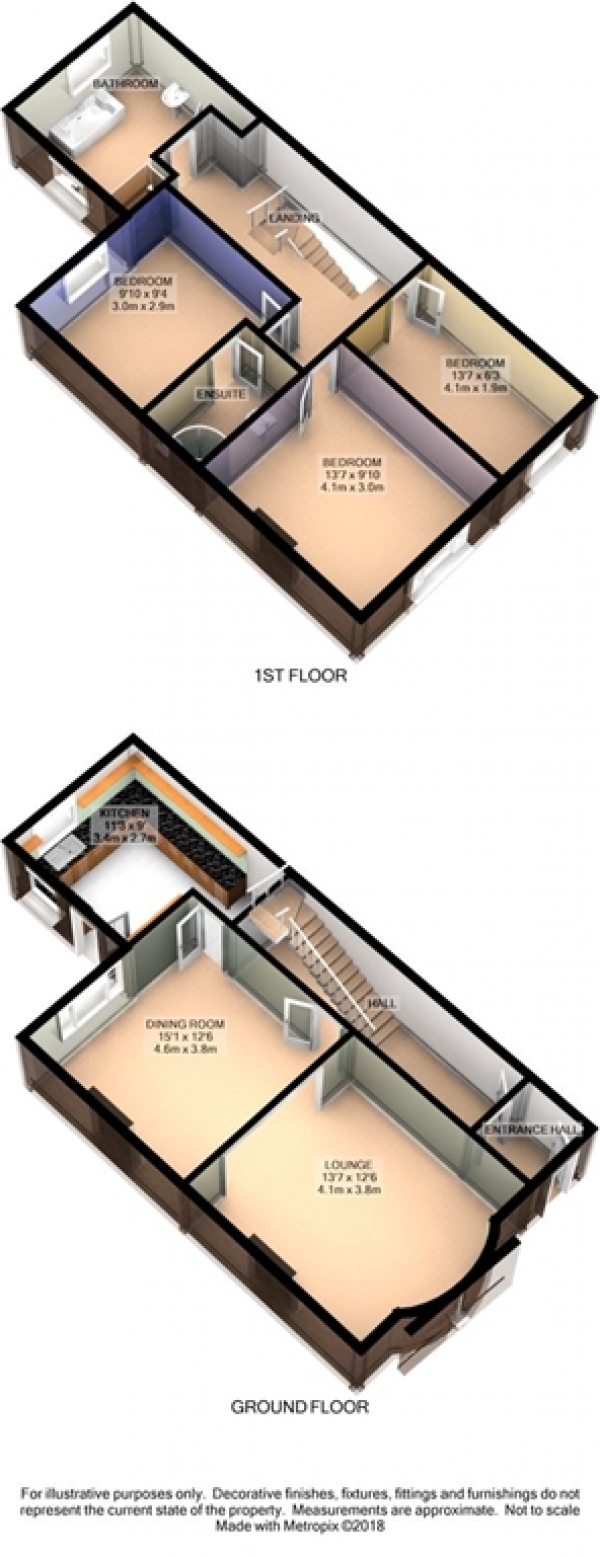 Floor Plan Image for 3 Bedroom Semi-Detached House for Sale in Church Street, Westhoughton, BL5