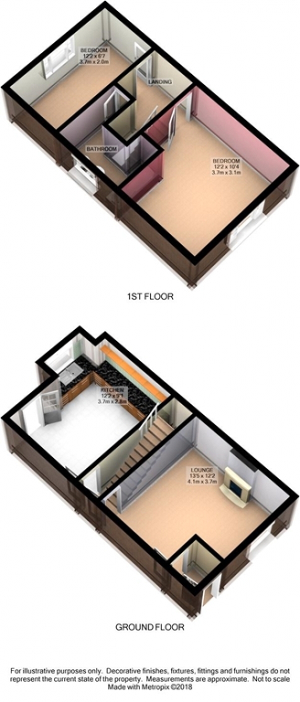 Floor Plan Image for 2 Bedroom Semi-Detached House for Sale in Part Street, Westhoughton, BL5