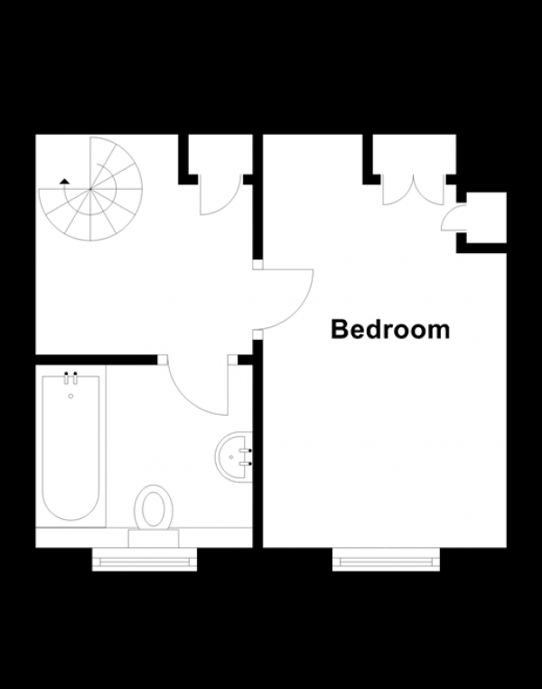 Floor Plan Image for 1 Bedroom Terraced House for Sale in Kirkham Road,  London, E6