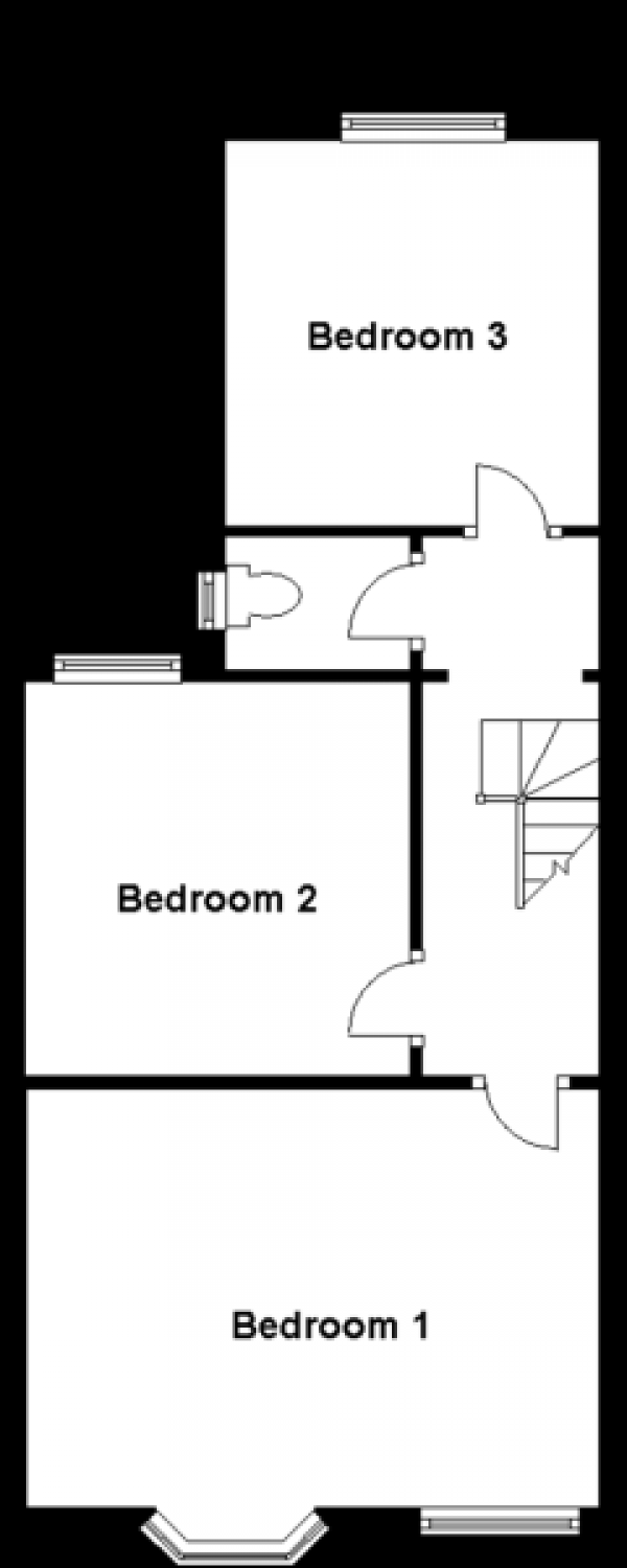 Floor Plan Image for 3 Bedroom Property for Sale in Caledon Road, East Ham, E6