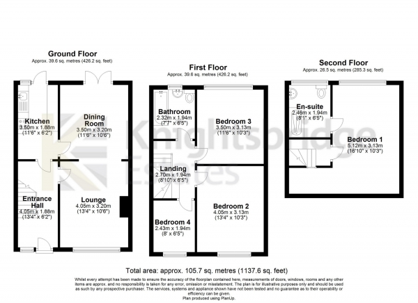 Floor Plan Image for 4 Bedroom Property for Sale in Albany Road, Chadwell Heath, RM6