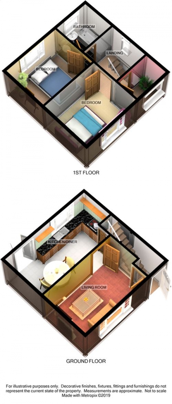 Floor Plan Image for 3 Bedroom Semi-Detached House for Sale in Butley Street, Hazel Grove, Stockport, Cheshire