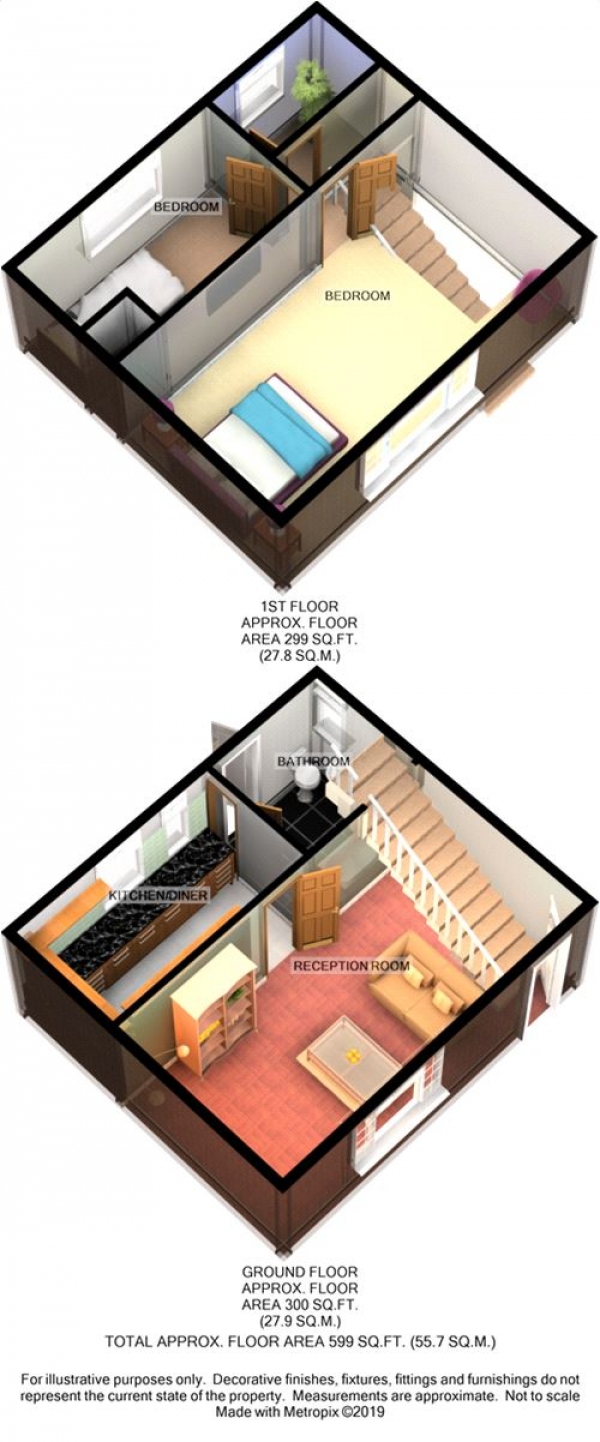 Floor Plan Image for 3 Bedroom Semi-Detached House for Sale in Northcombe Road, Stockport, Cheshire