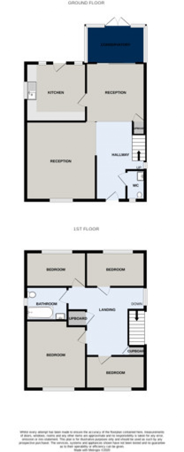 Floor Plan Image for 4 Bedroom Detached House for Sale in Kinross Avenue, Woodsmoor, Stockport, Cheshire