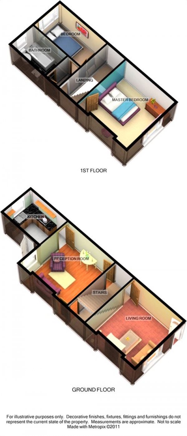 Floor Plan Image for 2 Bedroom End of Terrace House for Sale in Winifred Road, Heaviley, Stockport, Cheshire