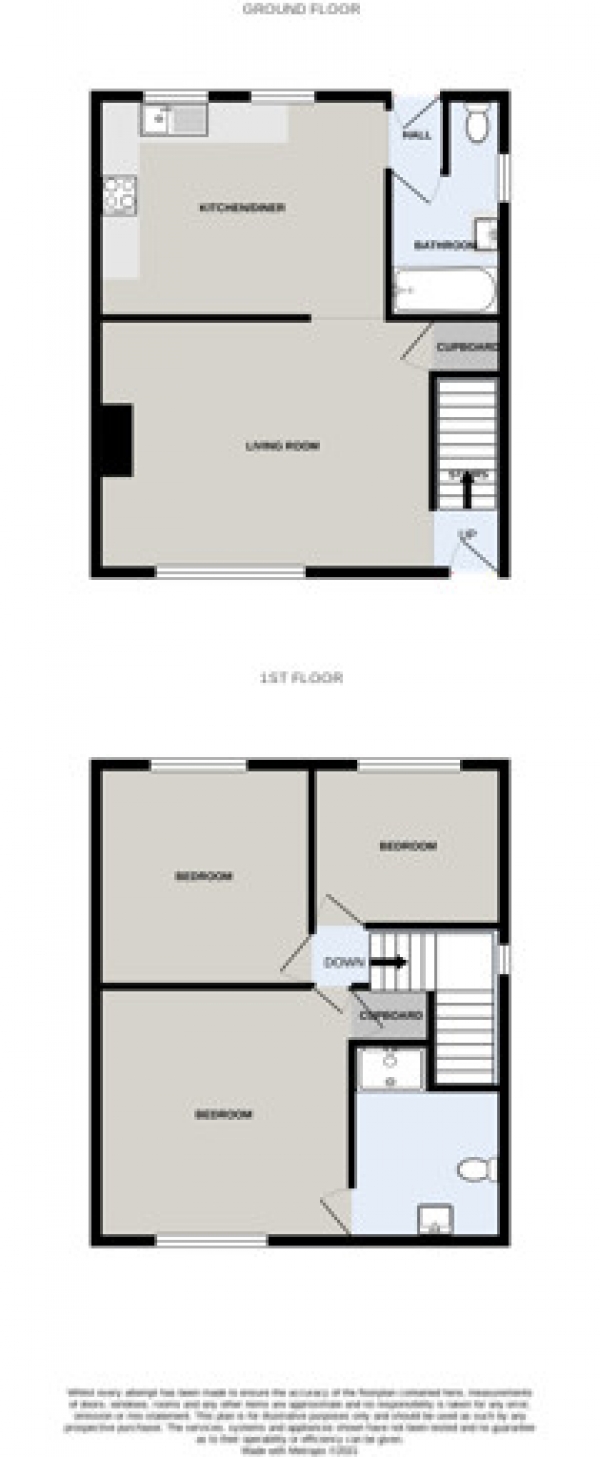 Floor Plan Image for 3 Bedroom Semi-Detached House for Sale in Bexhill Road, Stockport, Cheshire