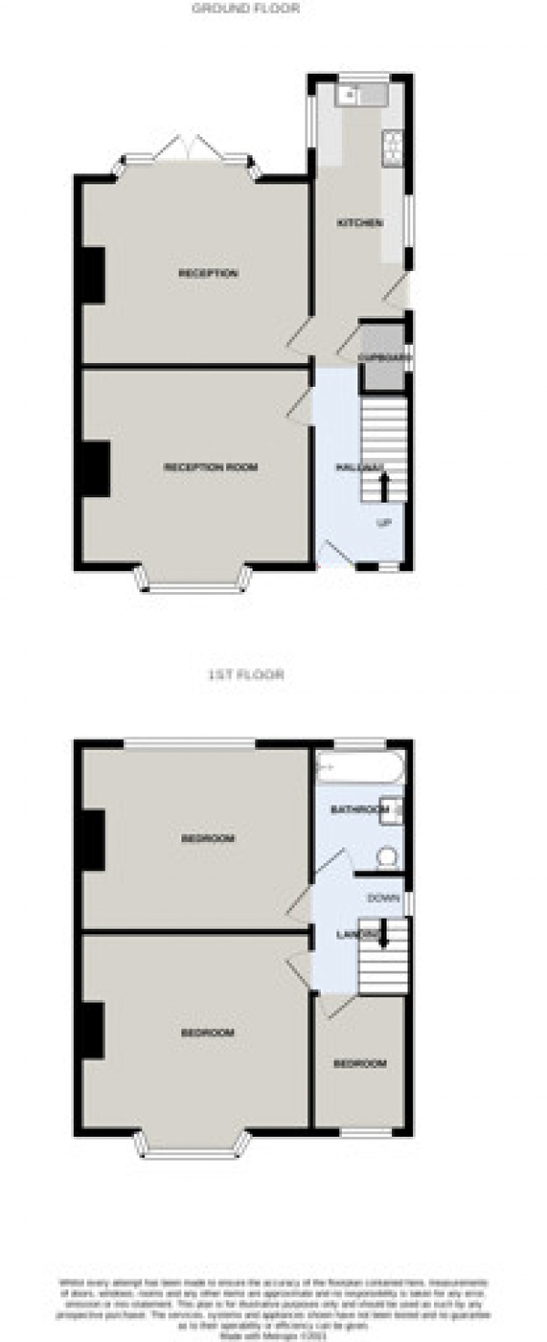 Floor Plan Image for 3 Bedroom Semi-Detached House for Sale in Cromley Road, Woodsmoor, Stockport, Cheshire