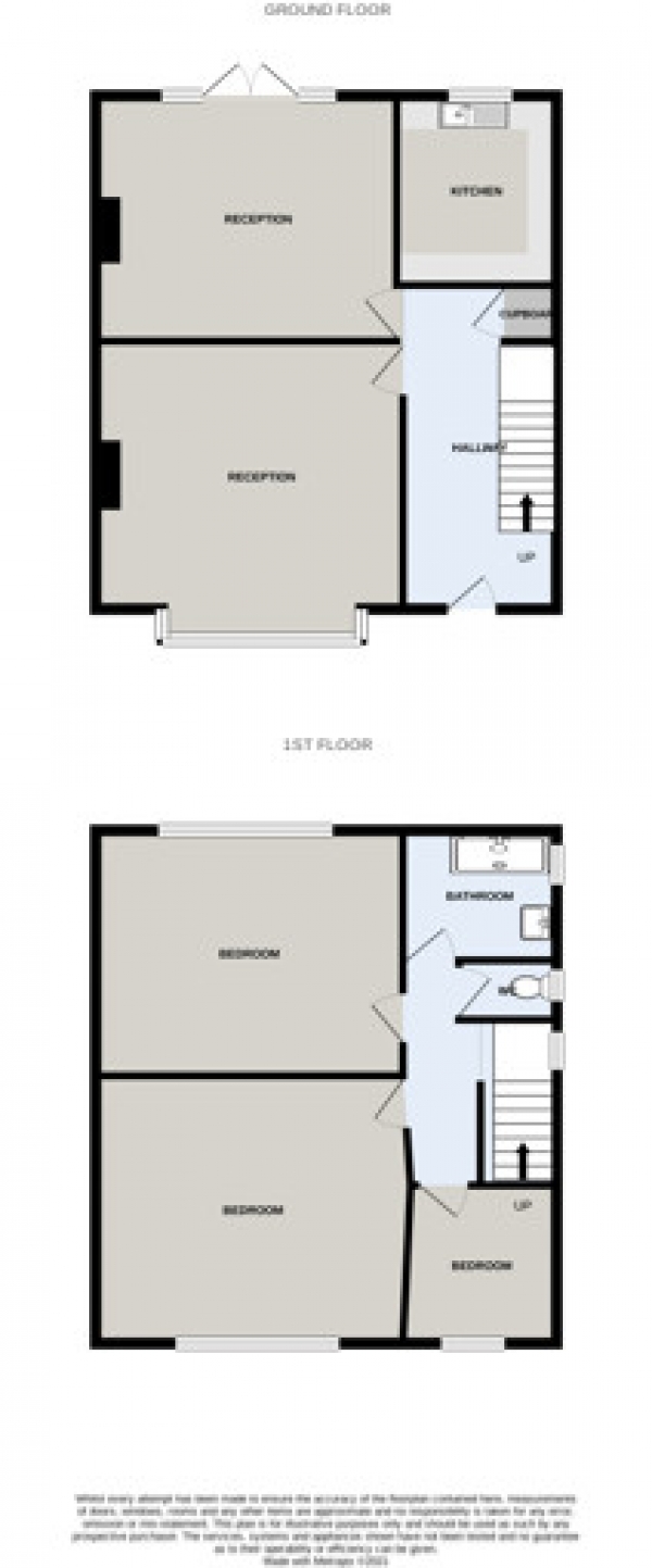 Floor Plan Image for 3 Bedroom Semi-Detached House for Sale in St Lesmo Road, Cheadle Heath, Stockport, Cheshire