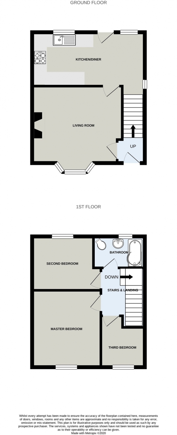 Floor Plan Image for 3 Bedroom Semi-Detached House for Sale in Delamere Drive, Macclesfield, Cheshire