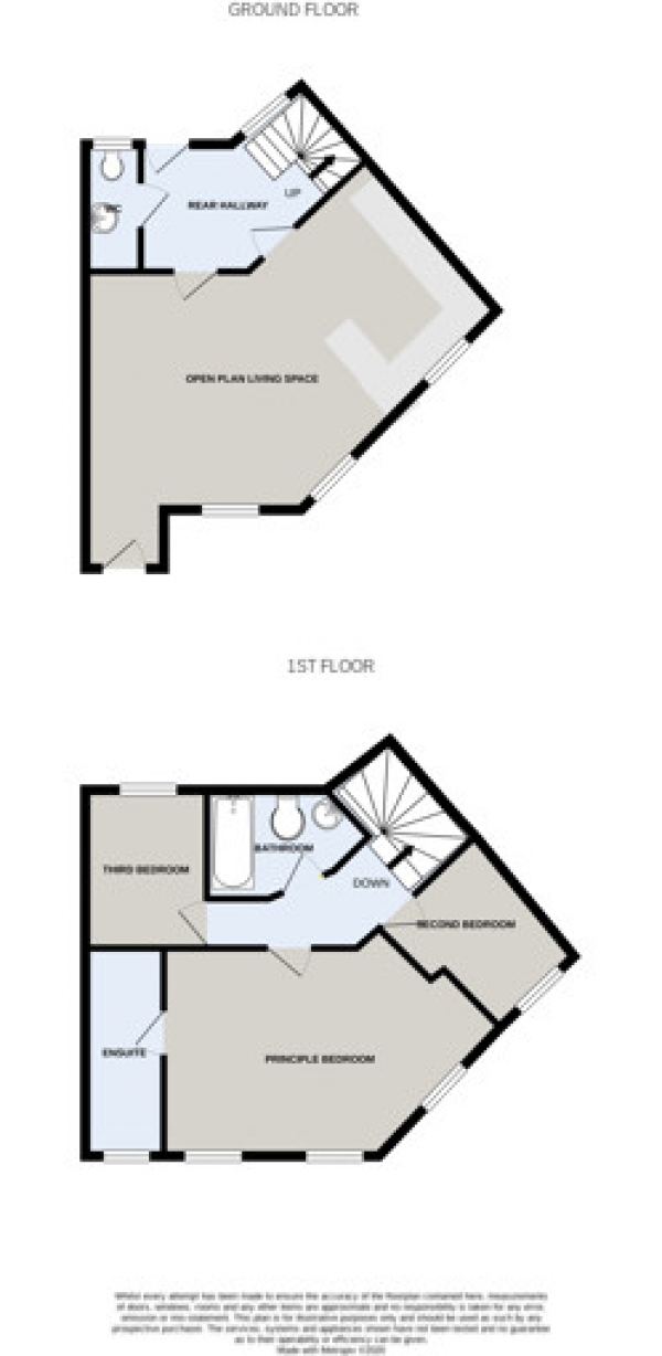 Floor Plan Image for 3 Bedroom Terraced House for Sale in High Street, Bollington, Macclesfield, Cheshire