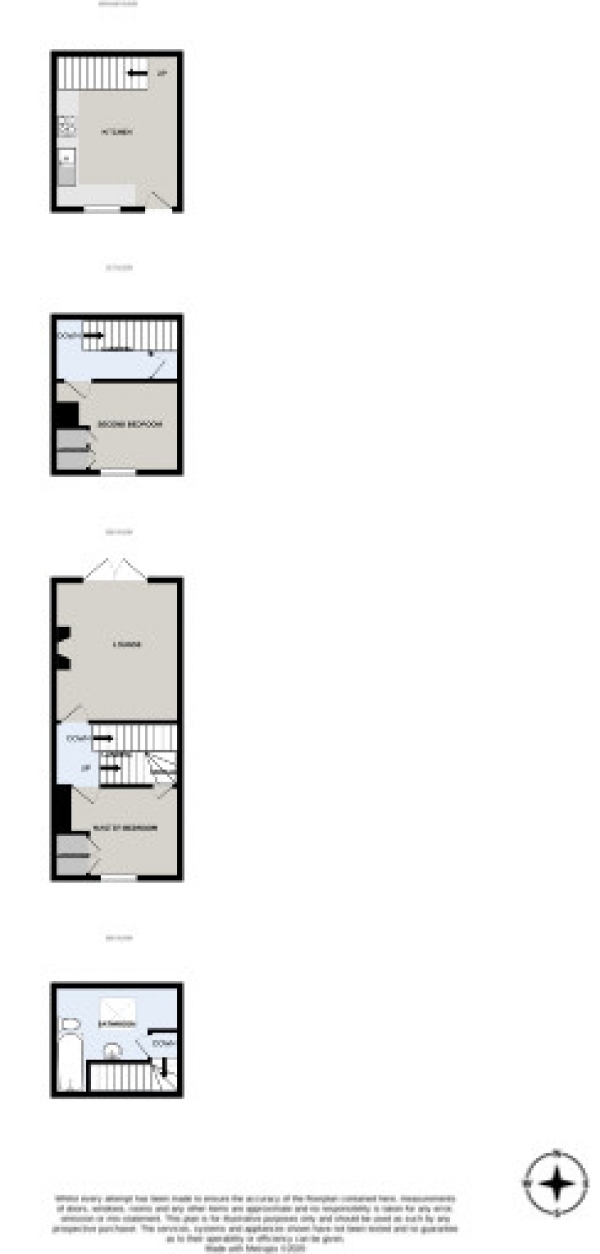 Floor Plan Image for 2 Bedroom Town House for Sale in Beeston Brow, Bollington, Macclesfield, Cheshire