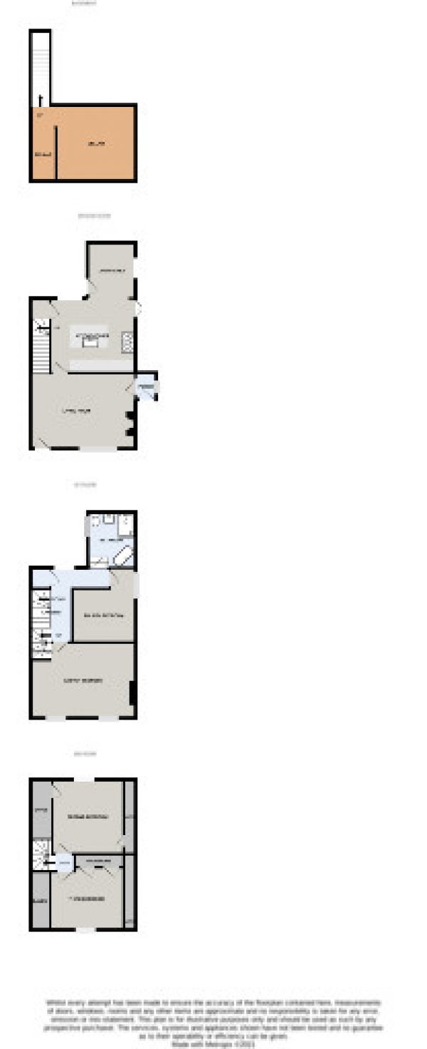 Floor Plan Image for 4 Bedroom Semi-Detached House for Sale in Park Street, Bollington, Macclesfield, Cheshire