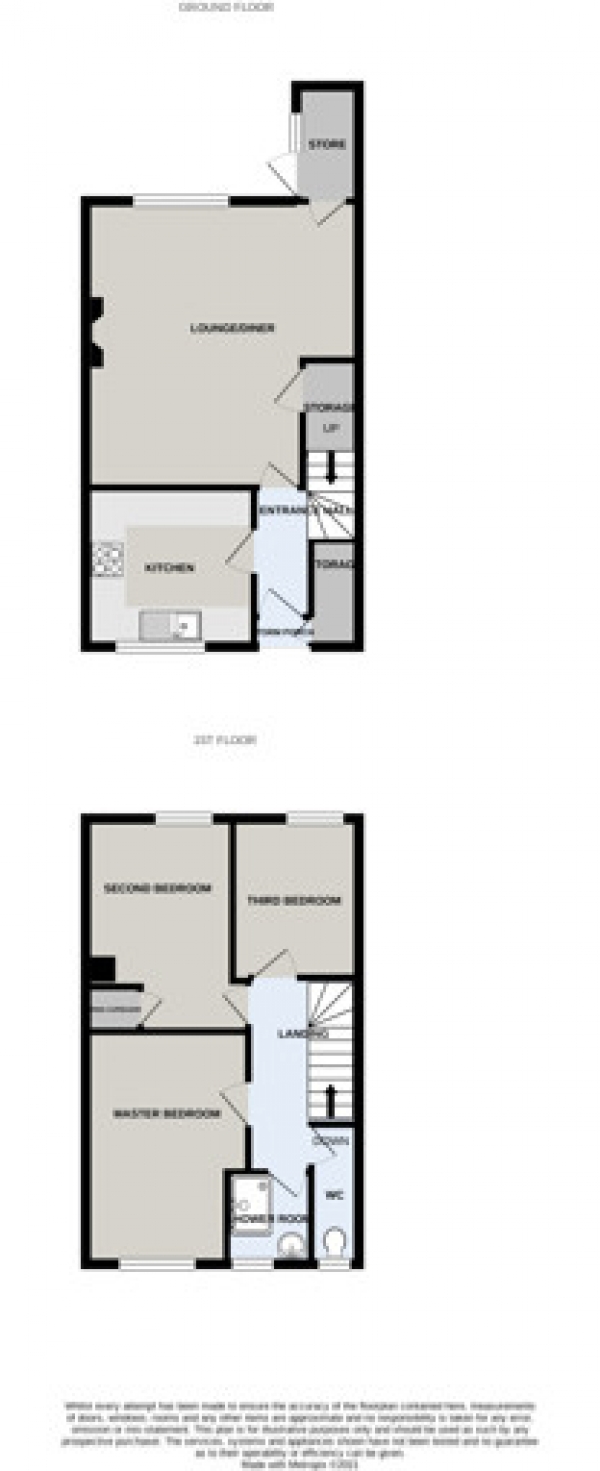 Floor Plan Image for 3 Bedroom Terraced House for Sale in Cranage Avenue, Handforth, Wilmslow, Cheshire