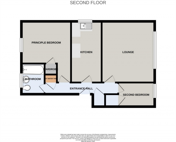 Floor Plan Image for 2 Bedroom Flat for Sale in Beech Farm Drive, Tytherington, Macclesfield, Cheshire