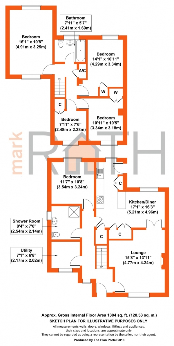 Floor Plan Image for 5 Bedroom Semi-Detached House for Sale in Holmes Crescent, Wokingham, Berkshire