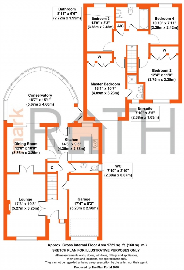 Floor Plan Image for 4 Bedroom Detached House for Sale in Twycross Road, WOKINGHAM, Berkshire