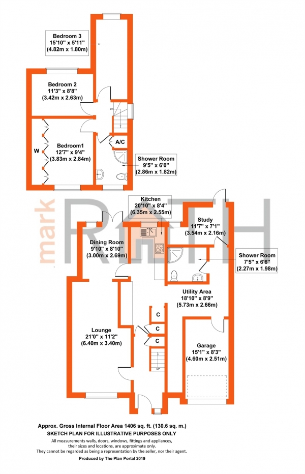 Floor Plan Image for 3 Bedroom Semi-Detached House for Sale in Clifton Road, Wokingham, Berkshire