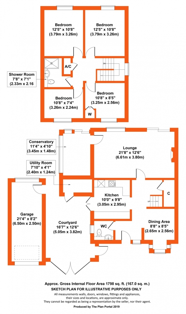 Floor Plan Image for 4 Bedroom Detached House for Sale in Westward Road, Wokingham, Berkshire
