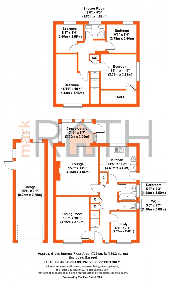 Floor Plan Image for 4 Bedroom Semi-Detached House for Sale in Windmill Avenue, Wokingham, Berkshire