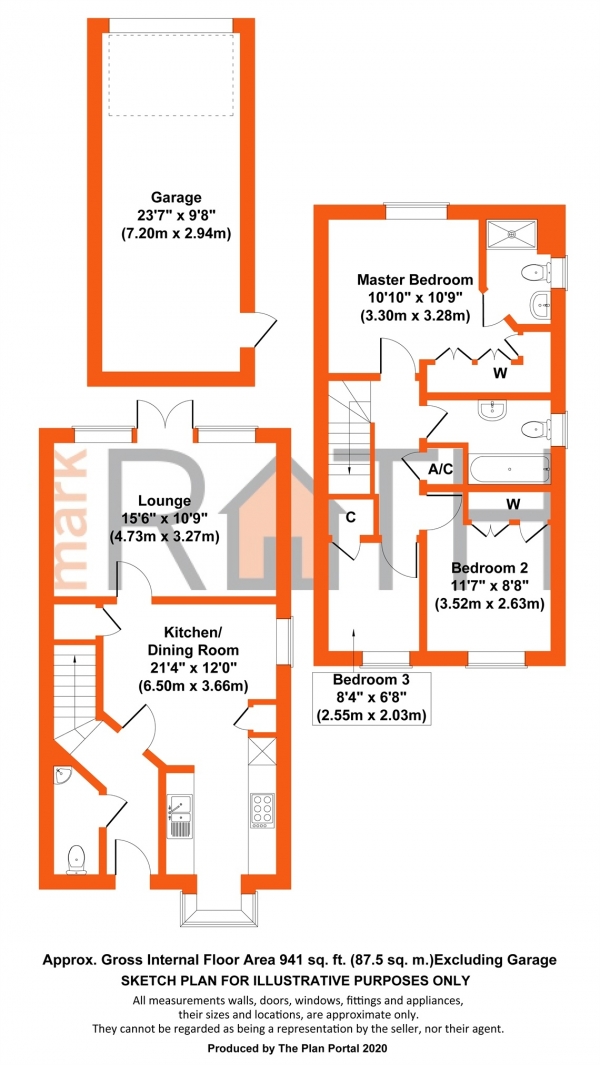 Floor Plan Image for 3 Bedroom Semi-Detached House for Sale in Samborne Drive, Wokingham, Berkshire