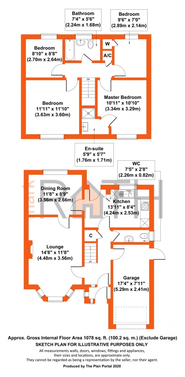 Floor Plan Image for 4 Bedroom Detached House for Sale in Somerset Close, Wokingham, Berkshire