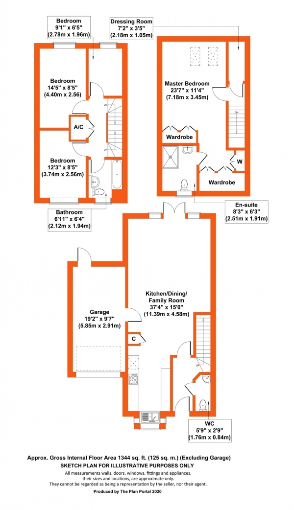 Floor Plan Image for 4 Bedroom Link Detached House for Sale in Whitlock Avenue, Wokingham, Berkshire