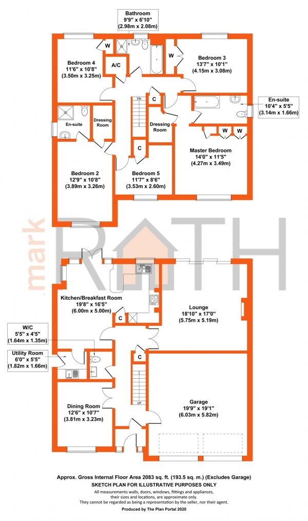 Floor Plan Image for 5 Bedroom Detached House for Sale in Gadd Close, WOKINGHAM, Berkshire