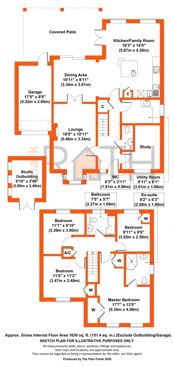 Floor Plan Image for 4 Bedroom Detached House for Sale in Starmead Drive, WOKINGHAM, Berkshire