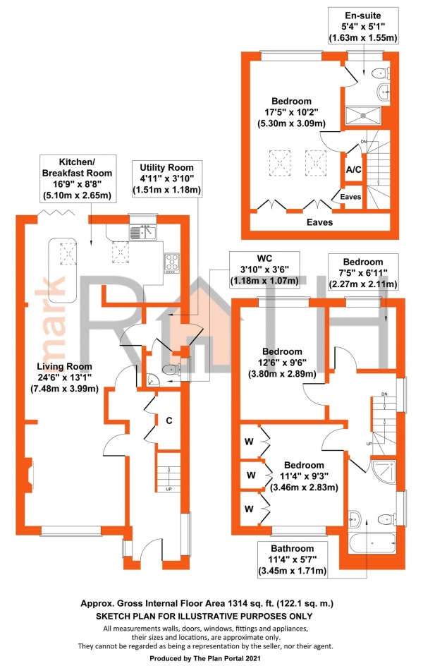 Floor Plan Image for 4 Bedroom Semi-Detached House for Sale in Howard Road, Wokingham, Berkshire