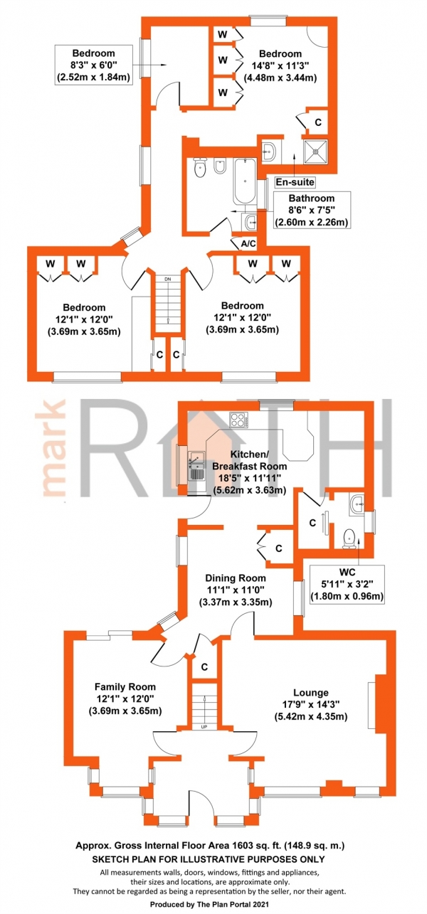 Floor Plan Image for 4 Bedroom Detached House for Sale in Finchampstead Road, Finchampstead, Wokingham, Berkshire