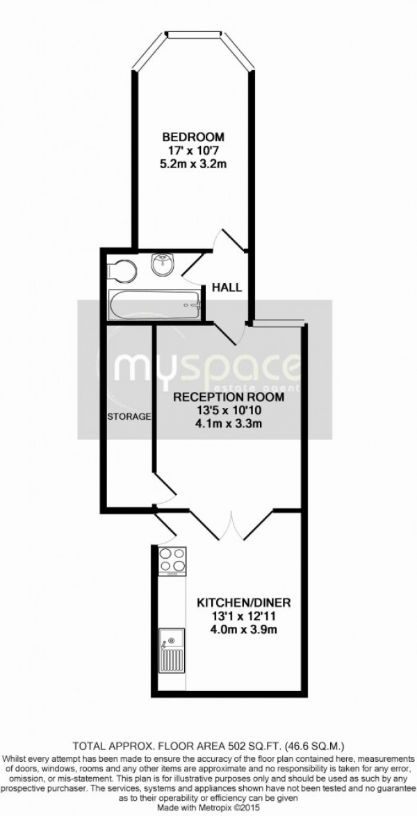Floor Plan Image for 1 Bedroom Apartment for Sale in Caledonian Road,  Islington, N1