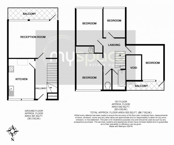 Floor Plan Image for 4 Bedroom Apartment for Sale in Caithness House Twyford Street,  Islington, N1