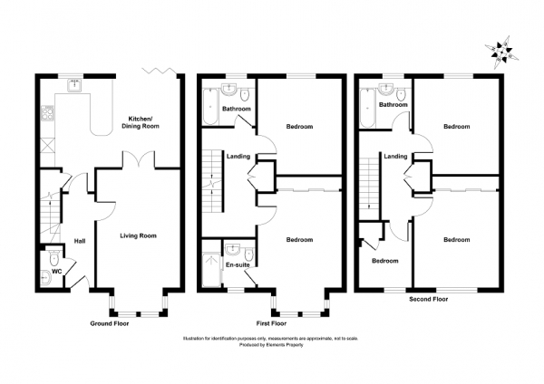 Floor Plan Image for 5 Bedroom Semi-Detached House for Sale in Wyvern Way, Burgess Hill, West Sussex. RH15 0GA