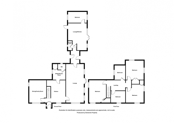 Floor Plan for 5 Bedroom Detached House for Sale in Horsted Lane, Sharpthorne, East Grinstead, West Sussex. RH19 4HY, RH19, 4HY -  &pound1,350,000