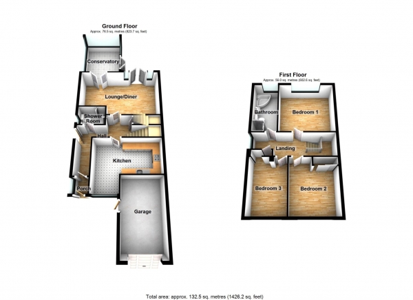 Floor Plan for 3 Bedroom Property for Sale in Mortimer Road, Erith  ** VIDEO & 3D FLOORPLAN AVAILABLE **, DA8, 3DR - Guide Price &pound475,000