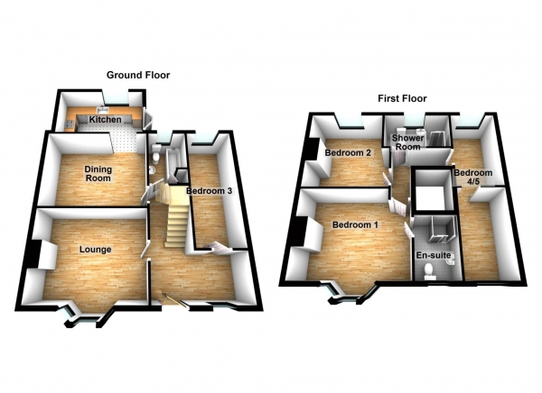 Floor Plan Image for 5 Bedroom Property for Sale in Federation Road, Abbey Wood