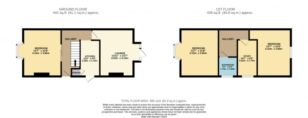 Floor Plan Image for 3 Bedroom Semi-Detached House to Rent in Addington Road, Reading