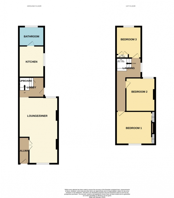 Floor Plan Image for 6 Bedroom Terraced House to Rent in Donnington Gardens, University Area