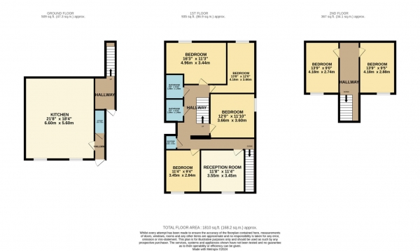 Floor Plan Image for 6 Bedroom Terraced House to Rent in Foxhill Road, Reading