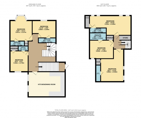 Floor Plan Image for 6 Bedroom Flat to Rent in Northcourt Avenue, Reading