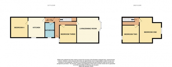 Floor Plan Image for 4 Bedroom Flat to Rent in Christchurch Road, Reading