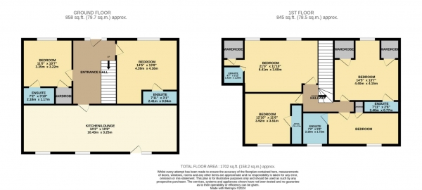 Floor Plan Image for 6 Bedroom Detached House to Rent in Elm Road, Reading