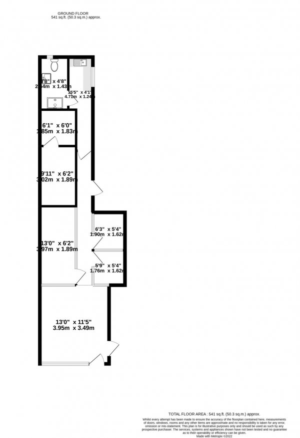 Floor Plan Image for Commercial Property to Rent in Oxford Road, Reading