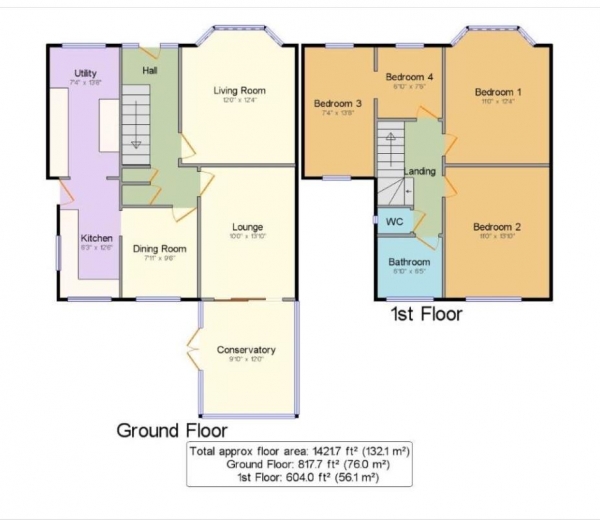 Floor Plan Image for 4 Bedroom Semi-Detached House to Rent in Riverside Road, Watford